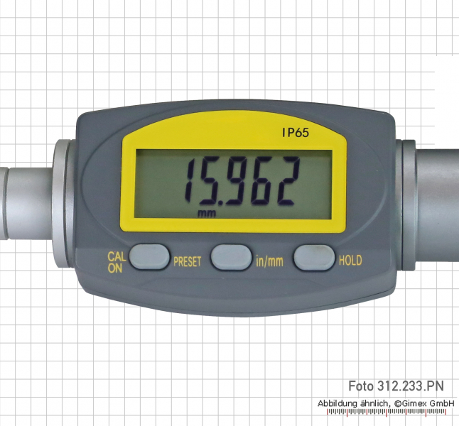 Digital three point internal micrometer,  6 - 8 mm, IP 65